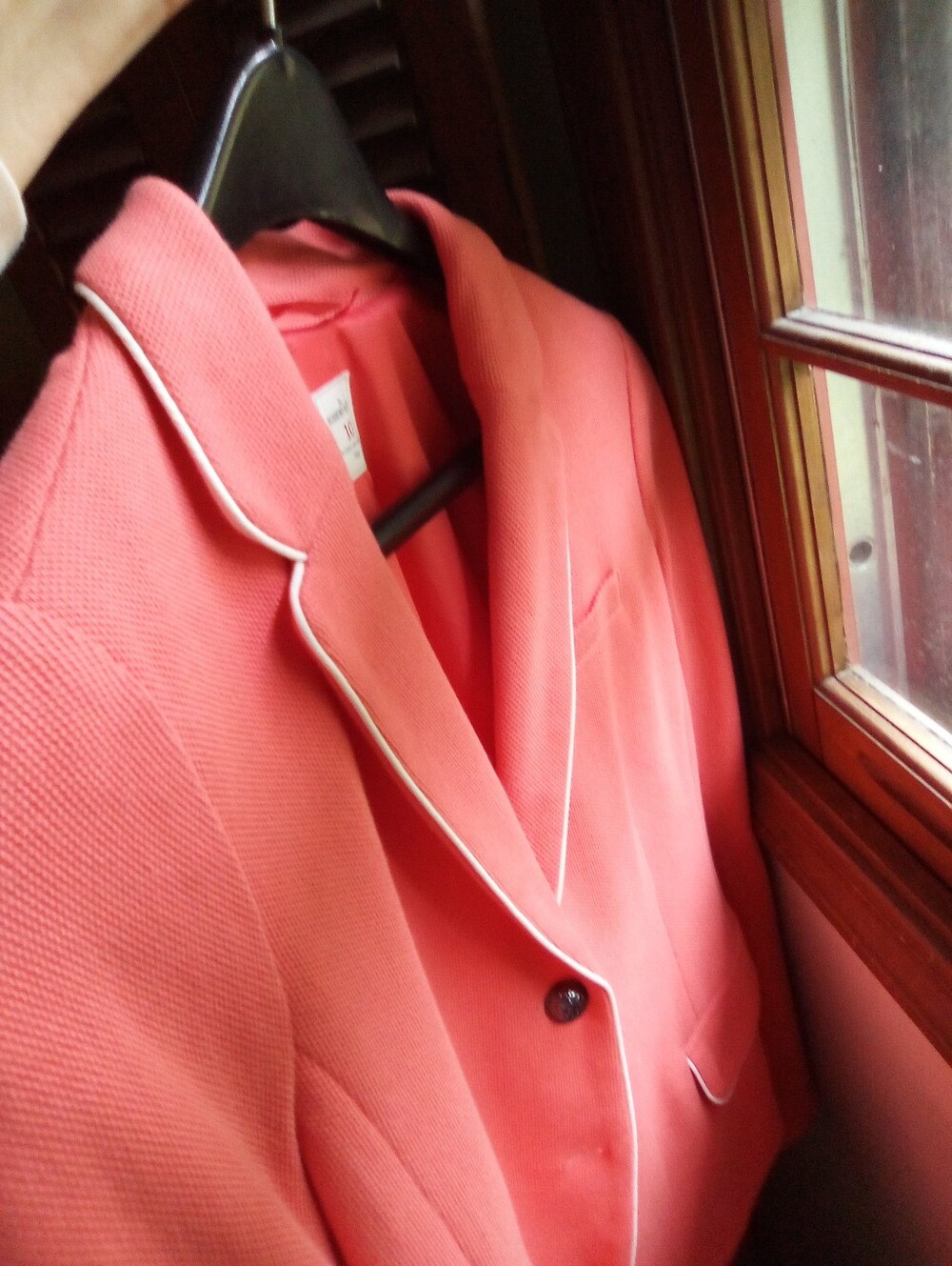 NWOT GAP Academy blazer ORANGE /Coral -Melon  Sz 10-fits like size 8